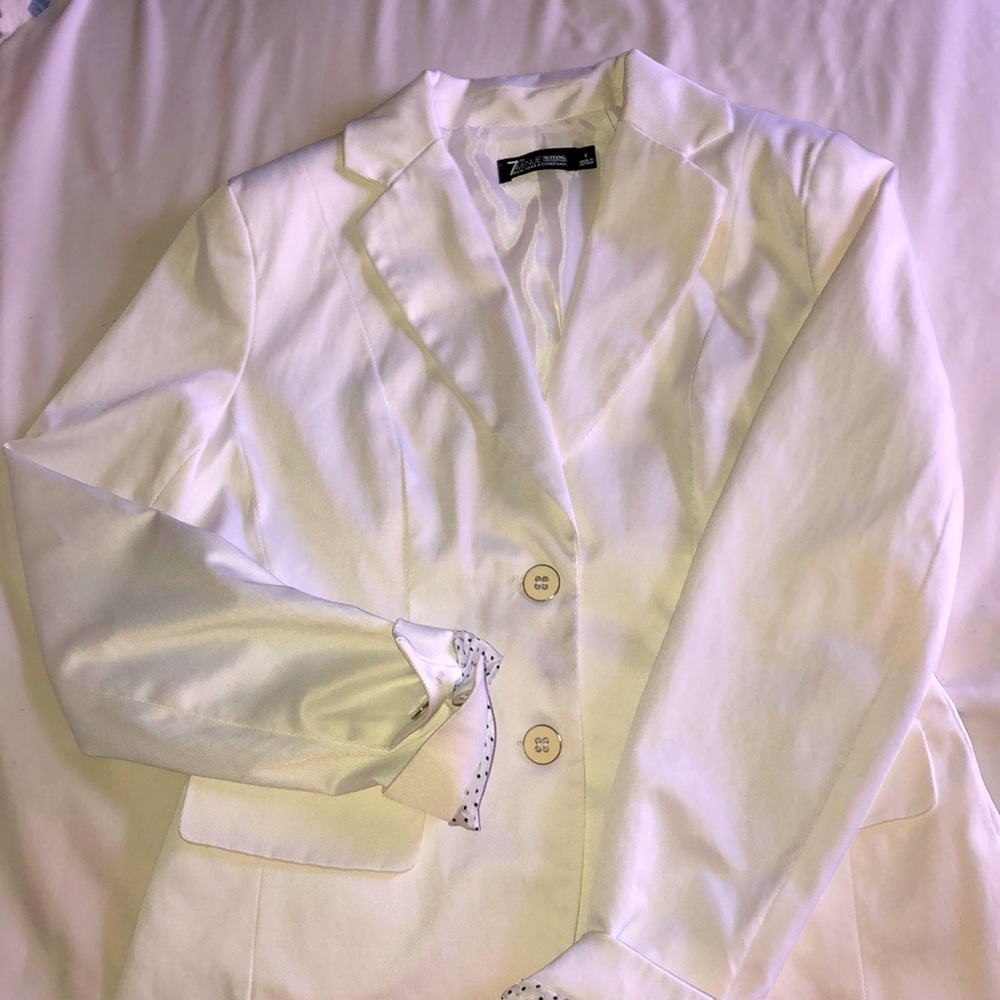 White blazer